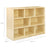 U42109 8-Compartment Storage 92 cm Solid-Birch-Dimension Imagecm