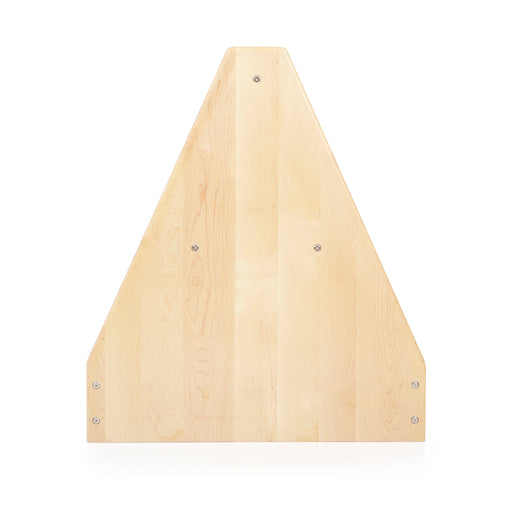 U21102 5 Shelf Book Display 2 Sided Solid Maple Side