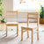 G80342 EdQ Hardwood Chair Set 12in Env 1020