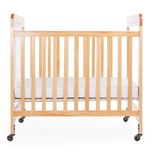 U84000 Safe and Sound Clearview Crib With Mattress Side