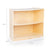 U42141 2-Shelf Left Curved Storage 76 cm-BirchDimension Imagecm