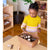U39131 Small Woven Basket Set of 5 Lifestyle