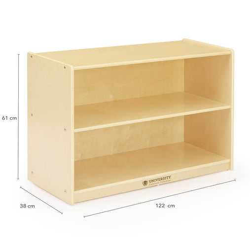 U42113 2-Shelf Open Storage 61 cm-BirchDimension Imagecm