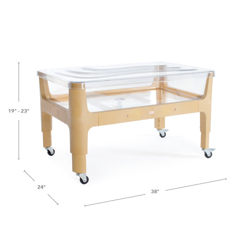 U3400 Indoor Outdoor Sand Water Table dimensions