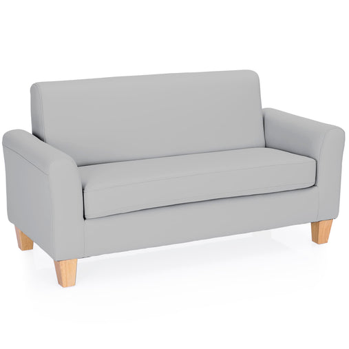 U2417 Sense of Place Vinyl Couch Gray Quarter