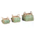 U2421 Sense of Place Woven Baskets Set of 3 Quarter