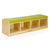 U12108 4 Section Bench Cubby Birch Plywood