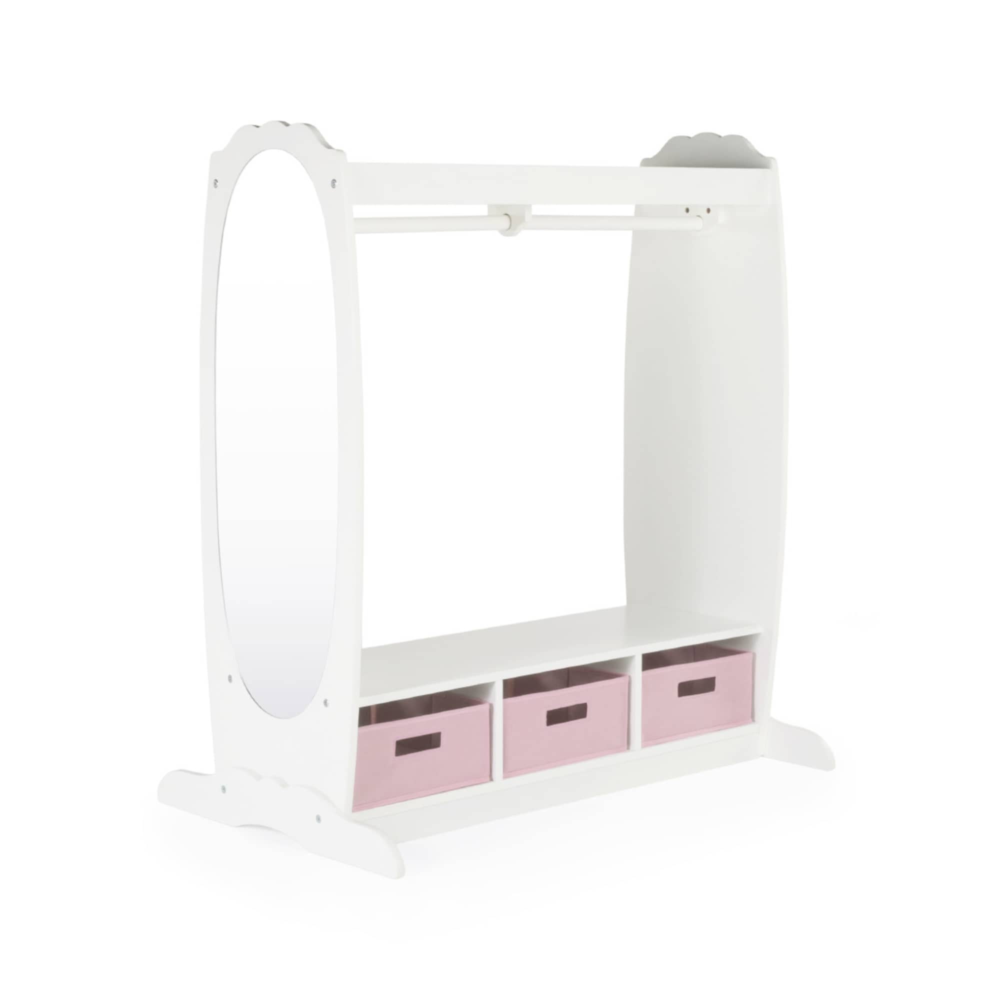 Guidecraft Dress Up Storage Center ,White Guidecraft Dress Up Storage Center ,White