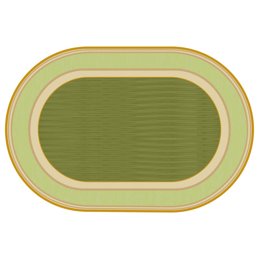 SOP9964 Oval Carpet Green Main