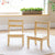 G80340 EdQ Hardwood Chair Set 8in Env 1419