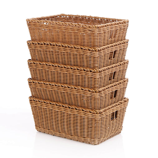 U39133 5 Small Woven Baskets