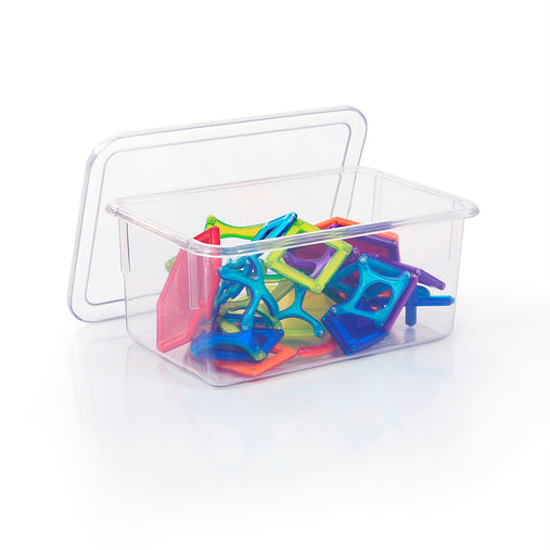 U39121 5 Bin Lids Clear Detail