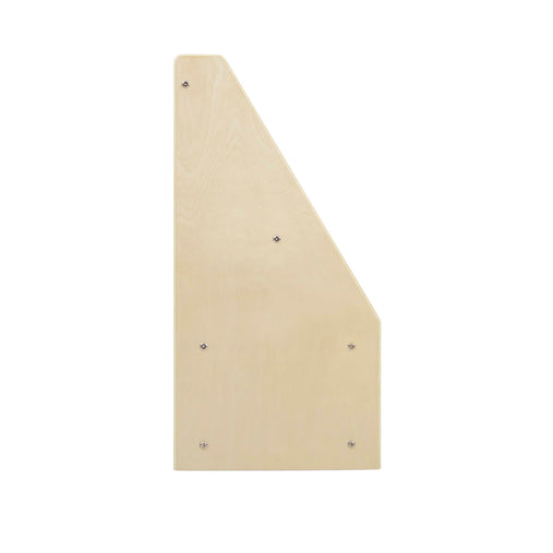 U22103 30 4-Shelf Book Display wBin Storage Side