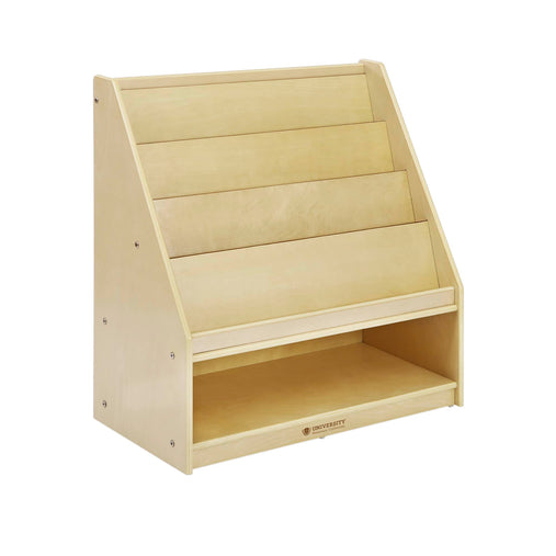 U22103 30 4-Shelf Book Display wBin Storage