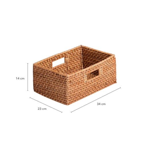 U2420 Standard Classroom Storage Basket Set of 3-Dimension Images cm