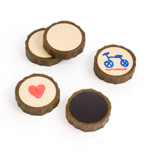 301404 Magnetic Write-On Wood Cookies Silo 18
