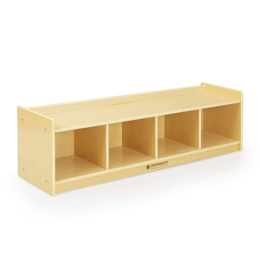 U12108 4 Section Bench Cubby Brich Plywood