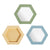 302180 SOP Hex Wall System Frames and Mirrors Silo 2 Colors