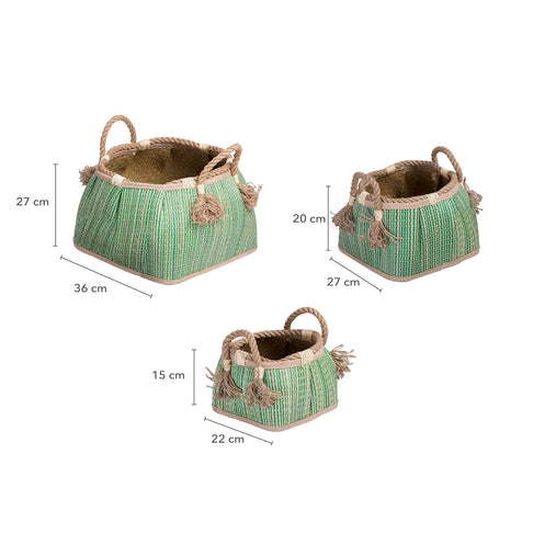 U2421 Woven Baskets Set of 3-Dimension Images cm2