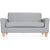 U2417 Sense of Place Vinyl Couch Gray Front