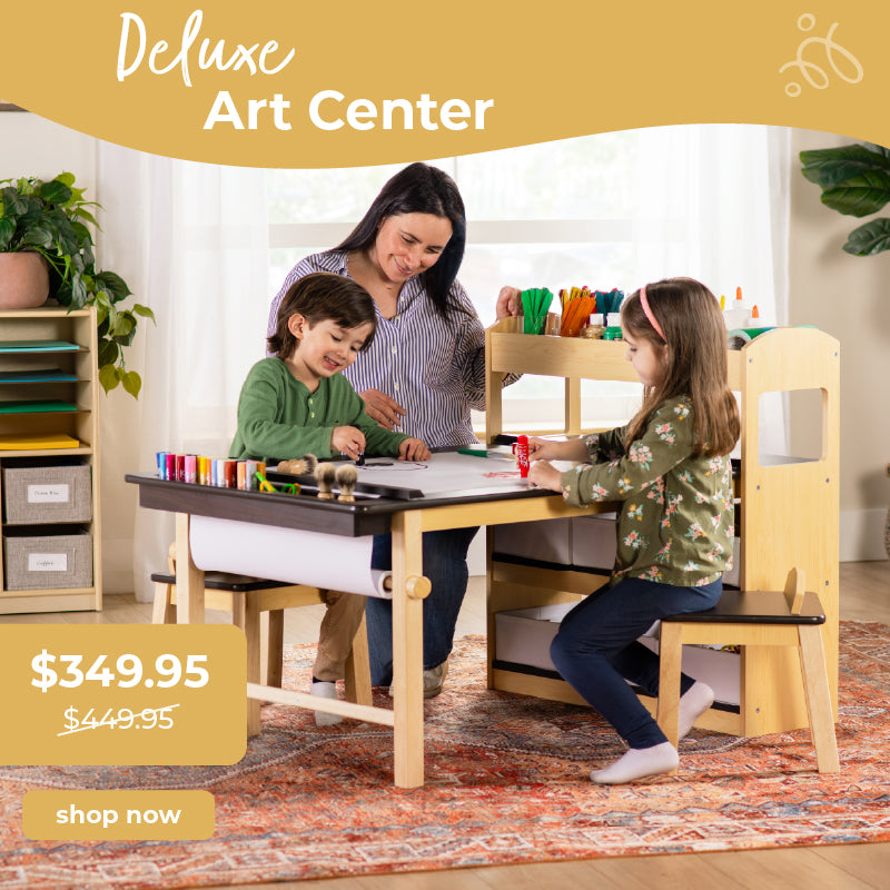 Click to shop the Deluxe Art Center $100 off