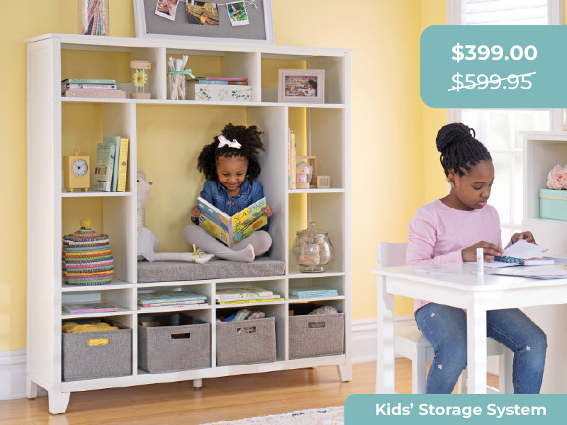 Click to shop the Martha Stewart Kids storage system $200 off