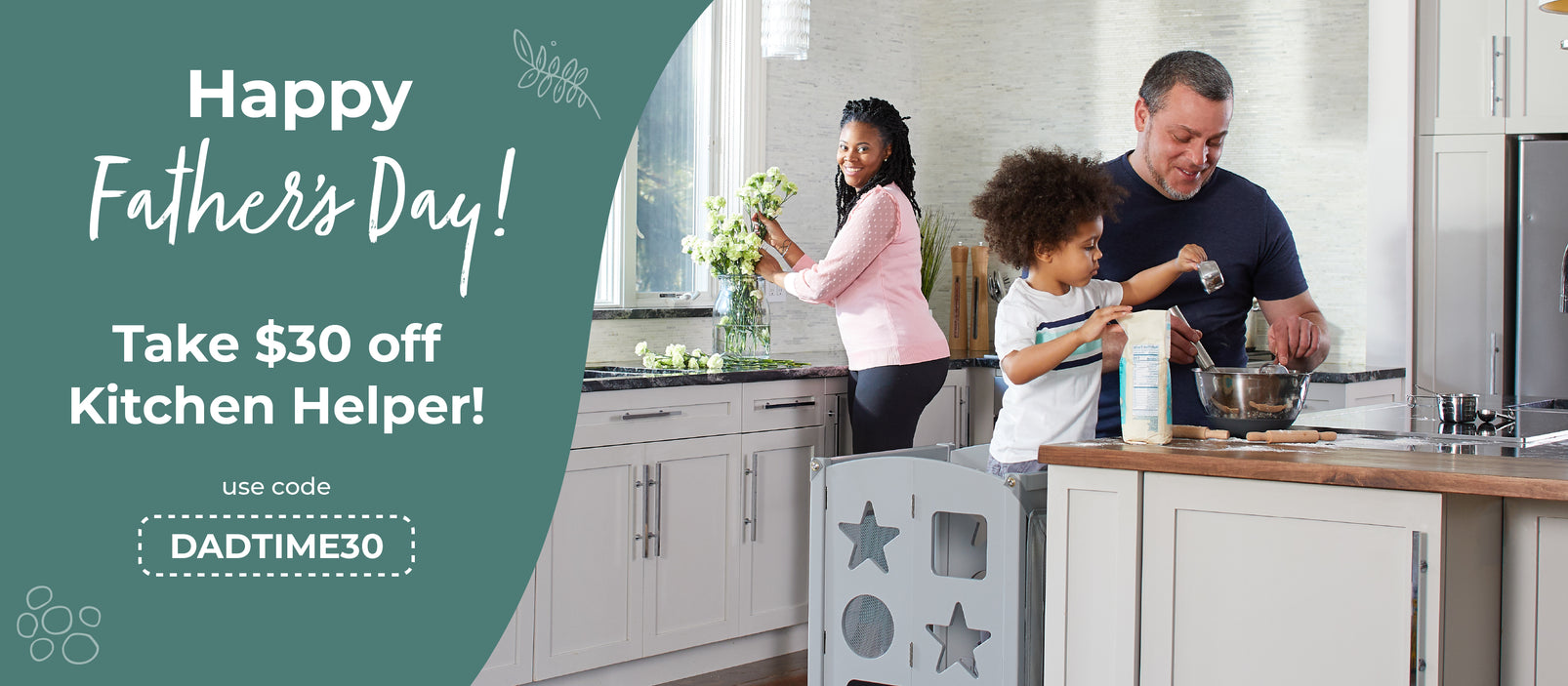 Shop $30 off Kitchen Helpers for Father's Day weekend!