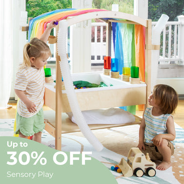 Kids playing with the sensory system - click to shop sensory play toys