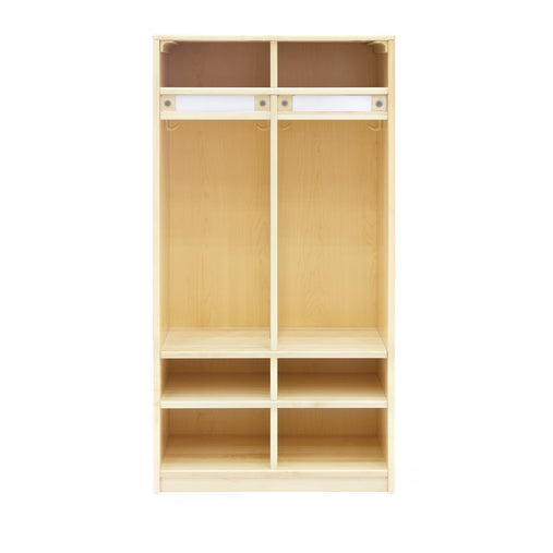 2-Section Locker - Solid Maple