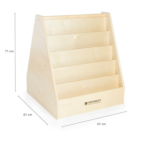 5-Shelf Book Display - Birch Plywood - 28"