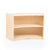 U42132 2-Shelf Right Curved Storage 24in Birch Plywood