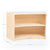 U42132 2-Shelf Right Curved Storage 61 cm  24   Birch Plywood Dimension Image cm