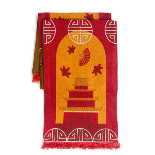 U7242  Chinese Decorative Runner Folded Silo 1