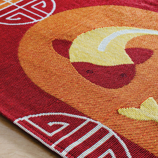U7242  Chinese Decorative Runner Texture Detail