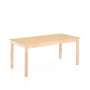 U73110 Classic Wooden Rectangular Table 16in Silo 1
