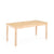 U73110 Classic Wooden Rectangular Table 16in Silo 1