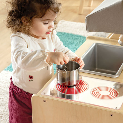 G97110 EdQ Toddler Kitchen Loft Natural Lifestyle 7246 | Natural