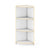 G92219 Curated Storage 3-Tier Corner Unit White Silo 1 Main | White