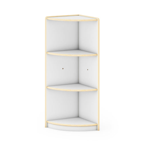 G92219 Curated Storage 3-Tier Corner Unit White Silo 1 Main | White