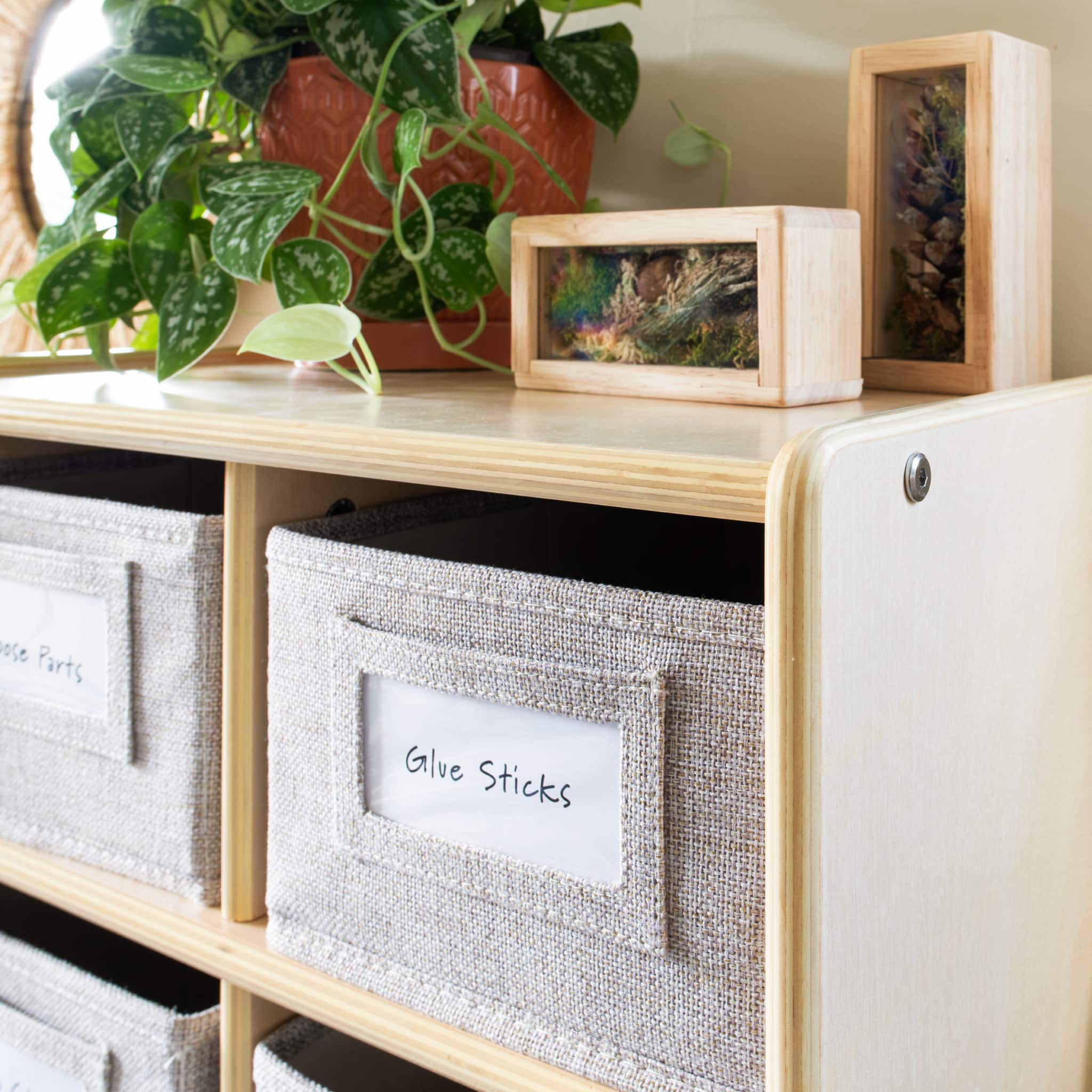 EdQ 8 Cubby Bin Storage Organizer - 30