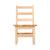 U61102 Solid Wood Chair 10 in Set of 2 Front | 25 cm