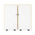 G80449 EdQ FoldLock Storage White Silo 2 Closed Side | White