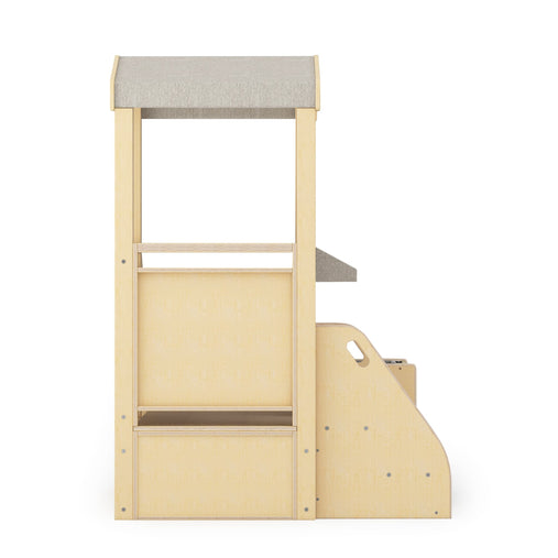 G97110 EdQ Toddler Kitchen Loft Natural Silo 2 Side L | Natural