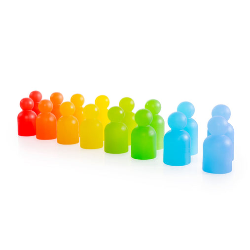 G7498  Discovery People Rainbow 16 pc. set Silo 1 | Rainbow