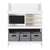 G51096 Design Studio 3in1 White Silo 3 Back | White
