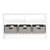 G76804 Martha Stewart Living and Learning Kids' Low Bookcase White Front | Linen White