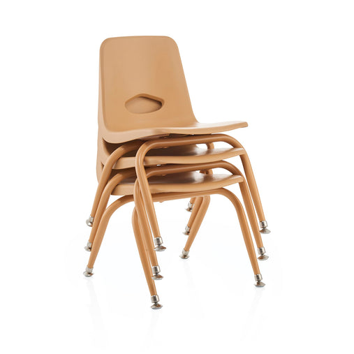 U67105 Tapered Leg Chair Natural Stack | 29 cm