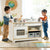 G80430 EdQ Kitchen Stove and Sink and Oven White Lifestyle 2572 | White