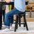 G51095 G51098 Adjustable Drafting Stool Black Env 3761 | Black