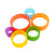 G6781 300618 Discovery Circles Rainbow Silos 1 | Multicolor